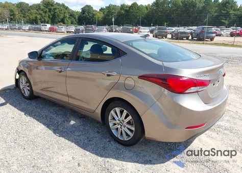 2015 Hyundai Elantra Se from USA, damaged, VIN 5NPDH4AE9FH586317